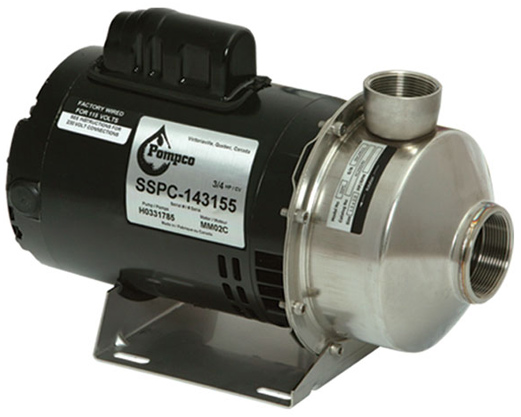 Pompe à piston Centrifuge SSPC Pompco